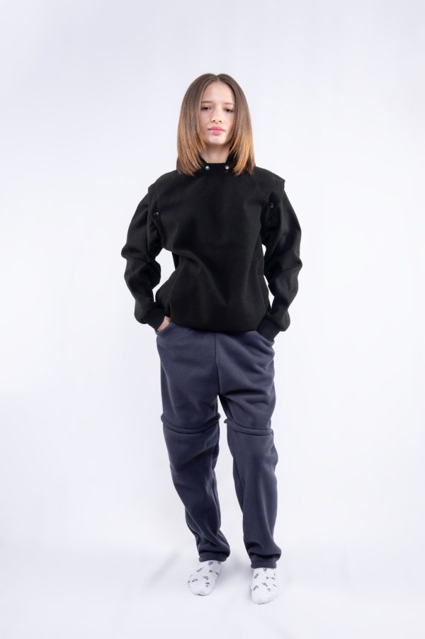 black-structured-snap-jacket-01 Black Structured Snap Jacket
