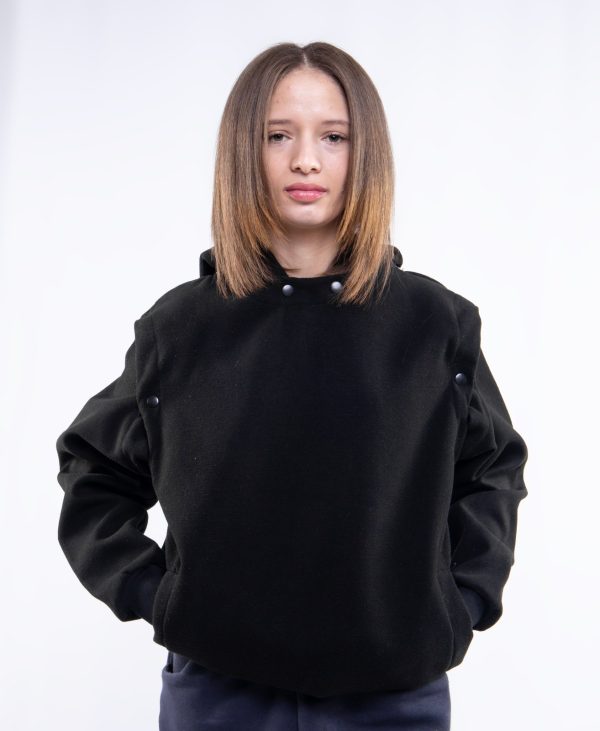 black-structured-snap-jacket-03 Black Structured Snap Jacket