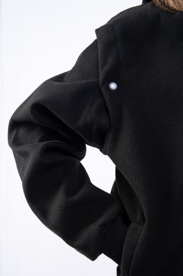 black-structured-snap-jacket-04 Black Structured Snap Jacket