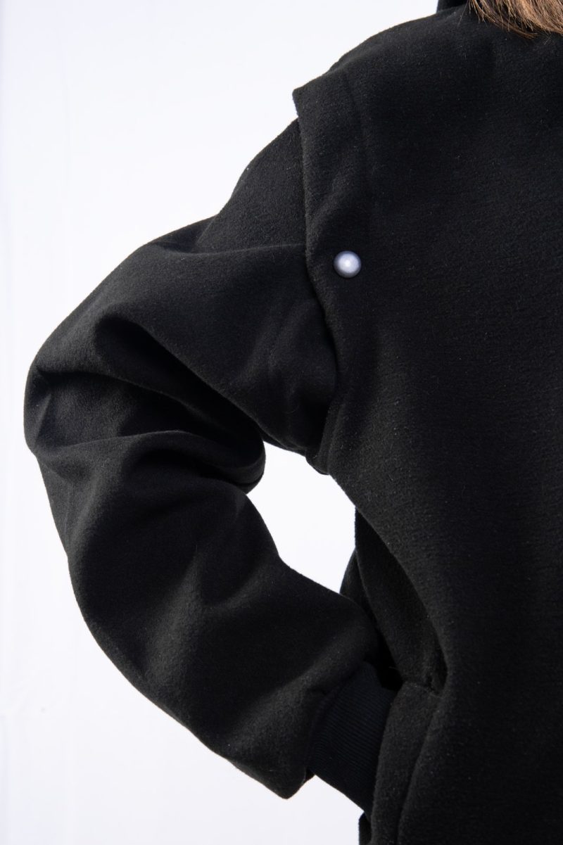 black-structured-snap-jacket-04 Black Structured Snap Hoodie