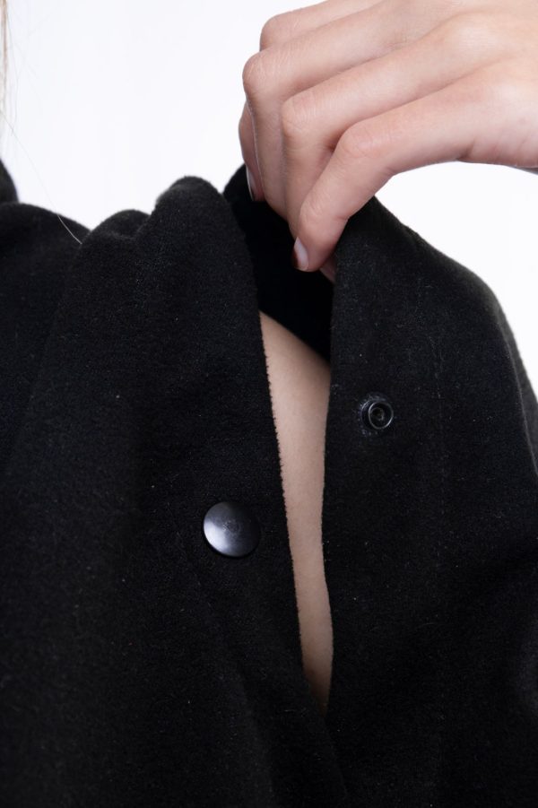 black-structured-snap-jacket-06 Black Structured Snap Jacket