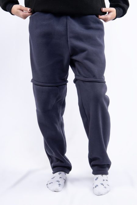 Charcoal Zip-Off Joggers