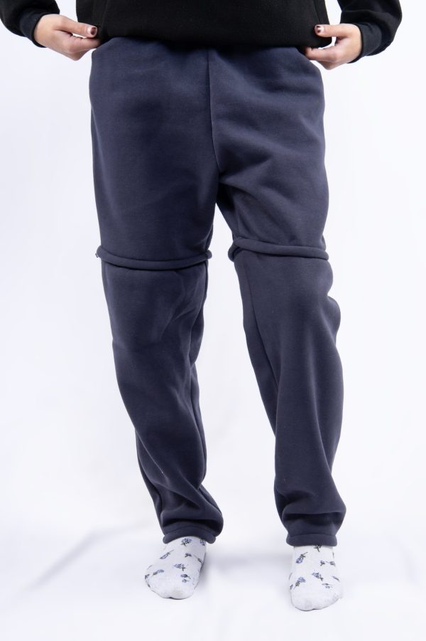 Charcoal Zip-Off Joggers