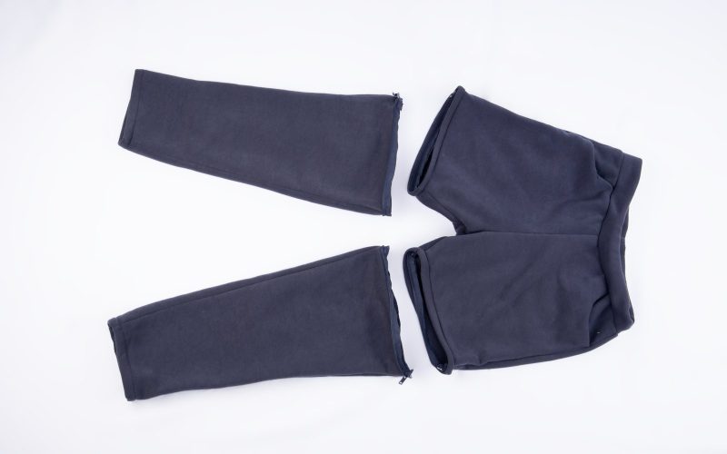 Charcoal Zip-Off Joggers
