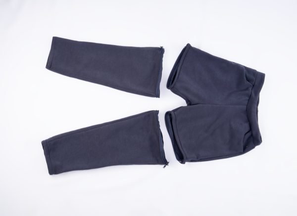 Charcoal Zip-Off Joggers