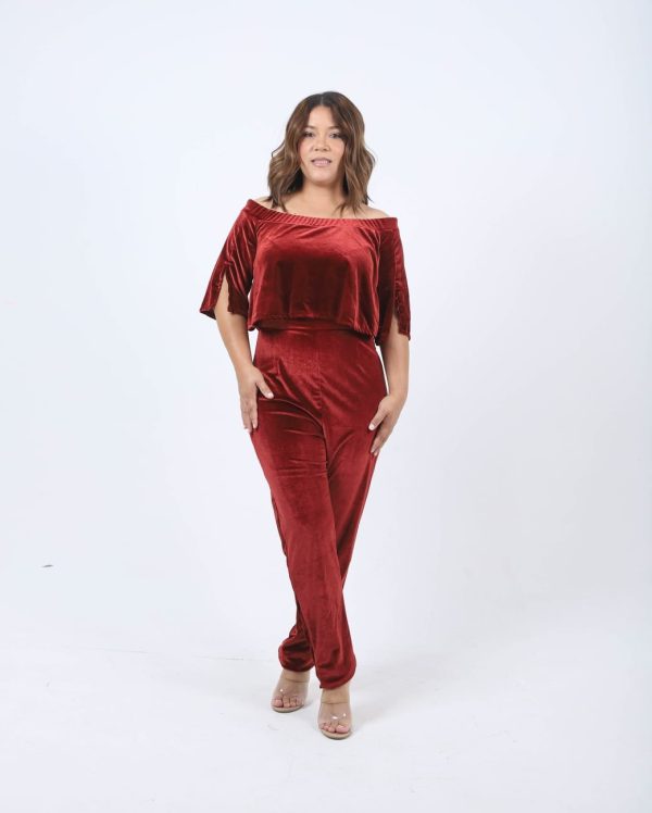 ember-velvet-off-shoulder-set-03 Ember Velvet Off-Shoulder Set