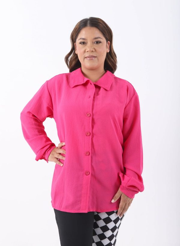 fuchsia-longline-shirt-02 Fuchsia Longline Shirt