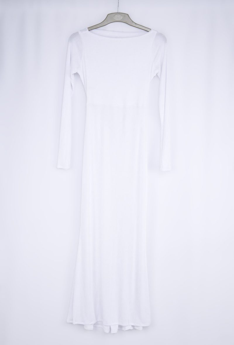 Ivory Backless Maxi