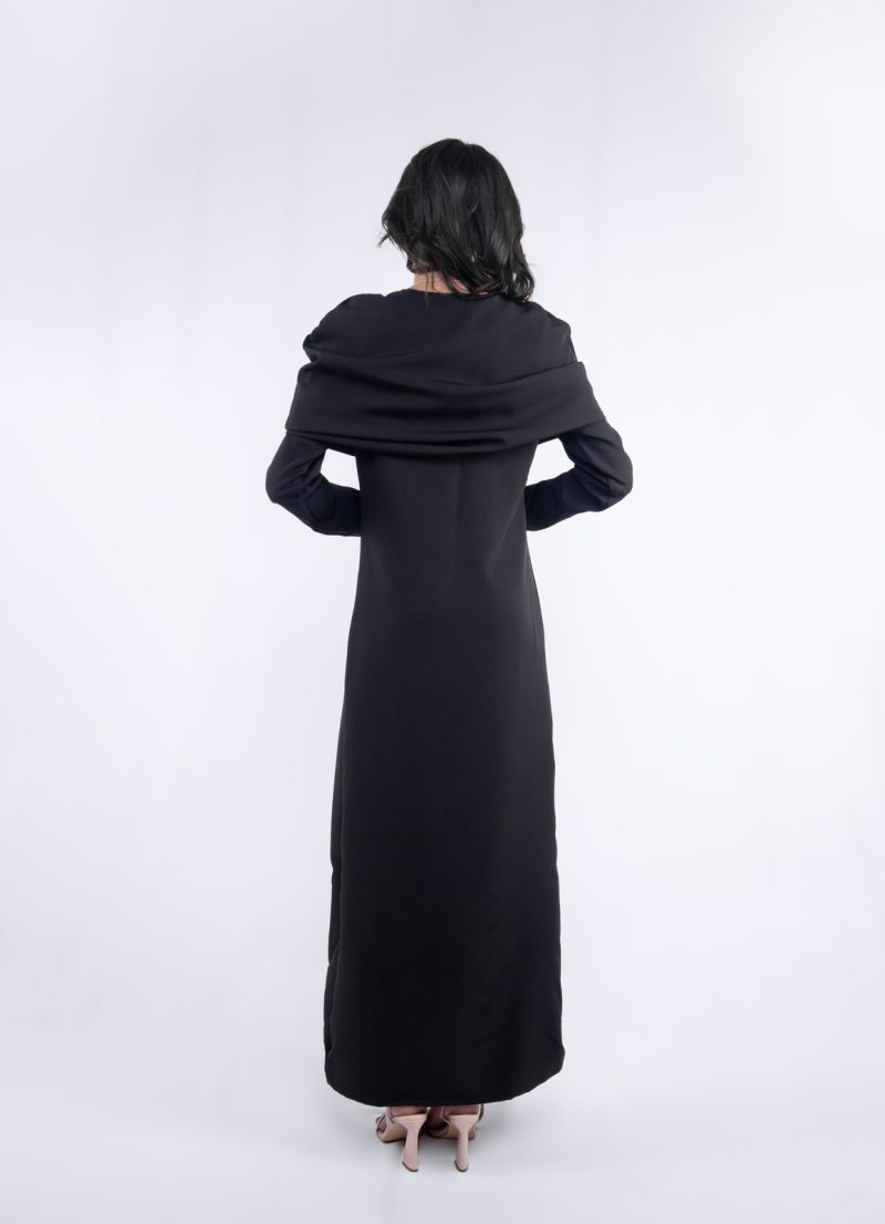 Onyx Draped Maxi