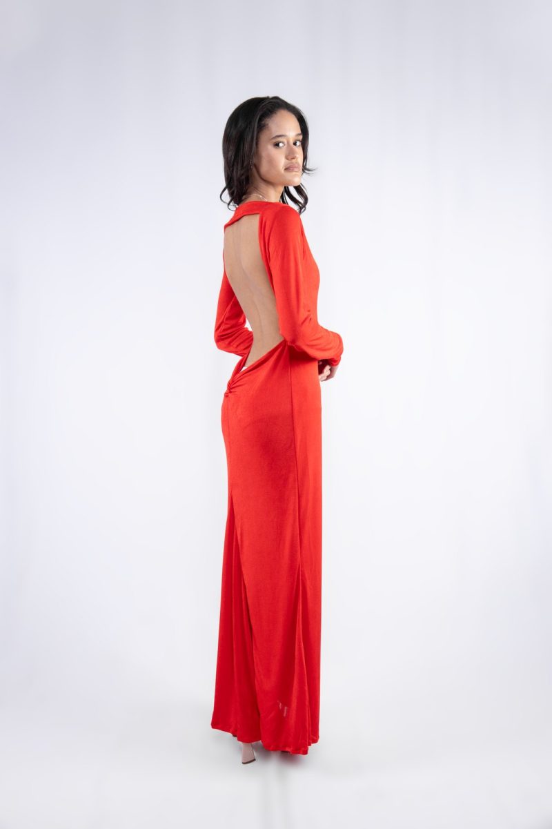 Ruby Backless Maxi