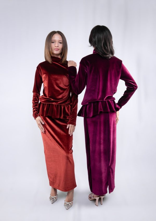sienna-velvet-peplum-set-20 Sienna Velvet Peplum Set