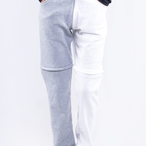 Two-Tone Zip-Off Joggers