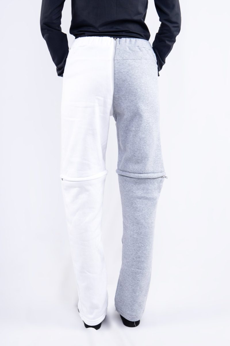 Two-Tone Zip-Off Joggers