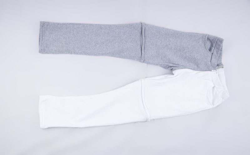 Two-Tone Zip-Off Joggers