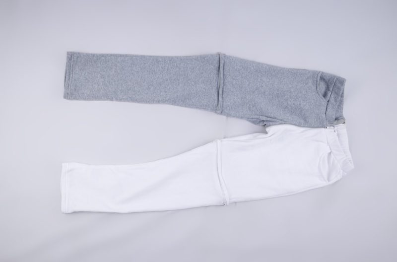 Two-Tone Zip-Off Joggers